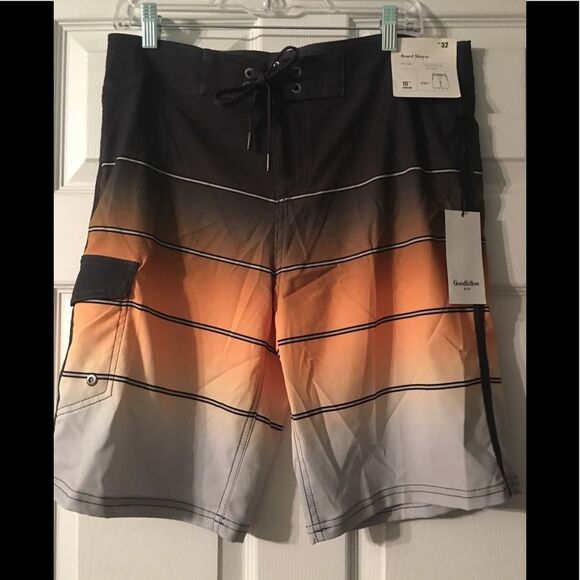 Goodfellow Mens Board Shorts 32 Waist New - Picture 2 of 2